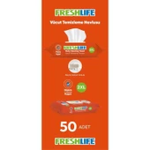 Freshlife Hasta Vücut Temizleme Islak Mendil Havlu 50 Yaprak XL (5 Li Set) - 7