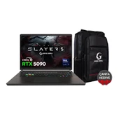 Game Garaj Slayer5 9XL-5090 C1 Intel Ultra 9 275HX 32GB RAM 1TB SSD RTX5090 17" QHD+ IPS 240Hz FreeDOS Gaming Laptop thumbnail 1