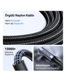 UGREEN MFi Sertifikalı Lightning to 3.5mm Aux Dönüştürücü Adaptör, Siyah, 30756 thumbnail 6