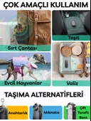 Airtag Pil Süre Arttırıcı 10 Yıl Pil Ömrü Kesintisiz Taşınabilir Pratik Araç Çocuk Yaşlı Motor Takip - 5