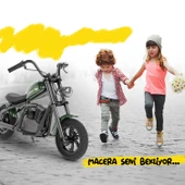 Corby Jetty 300 R240X Elektrikli Mini Çocuk Motoru 160W Yeşil - 4