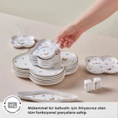 Karaca Stream Bone Destina 34 Parça 6 Kişilik Kahvaltı Takımı thumbnail 5