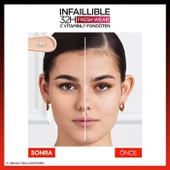 L0real Paris Uzun Süre Kalıcı Fondöten - Infaillible 24h Fresh Wear 145 Beige Rose 30 Ml - 6