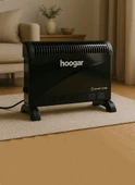 Hoogar German CH-2000 Black Homojen Teknoloji Yeni Nesil Sessiz Konvektör Isıtıcı Düşük Tüketim - 2