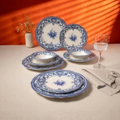 Fecra Majestic Blue 24 Parça Yemek Takımı - 1