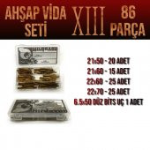 Ahşap Vida Seti XIII - 86 Parça Vida Pul Ve Bits Uç - 1