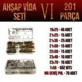 Ahşap Vida Seti VI - 201 Parça Vida Pul Ve Bits Uç - 1