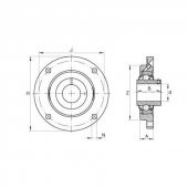 UCFC 207 Yataklı Rulman FKA (İç Çap:35) thumbnail 2