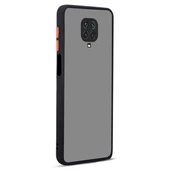 Redmi Note 9 Pro Kılıf Arkası Buğulu Kenarları Renkli Sert Premium Silikon Kapak RCV/Hux thumbnail 1