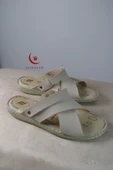 Erkek Çapraz Model Yumuşak Taban Sandalet&Terlik Hac, Umre ve Günlük Kullanıma Uygun thumbnail 4