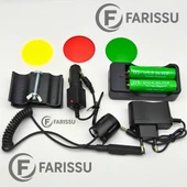 GOLD SILVER GS-2800 Profesyonel Şarj Edilebilir El Feneri ve Tüfek Feneri - 3