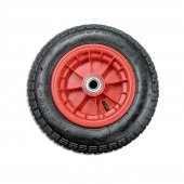 Rulmanlı Şişme Tekerlek - Plastik Jantlı - 330x90mm - 142Kg - 1