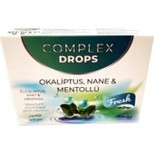 Complex Drops Bitkisel Boğaz Pastili Okaliptus, Nane & Mentollü 24 Drops - 1