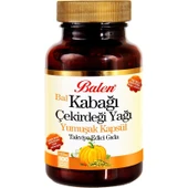 Balen Bal Kabağı Çekirdeği Yağı 100 Kapsül x 1380 Mg Kabak - 1