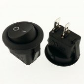 IC-133 Yuvarlak Işıksız Anahtar On/Off Switch 2P - 1
