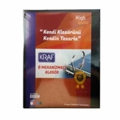Kraf 2 Halkalı D Mekanizmalı Geniş Klasör A4 Siyah 700 Sayfa Kapasiteli 100 lü Paket - 2