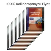 Kraf 2 Halkalı D Mekanizmalı Geniş Klasör A4 Siyah 700 Sayfa Kapasiteli 100 lü Paket - 1