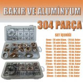 304 Parça Bakır ve Aluminyum Pul Seti - 1