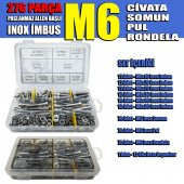 276 Parça M6 Inox Imbus Set - 1