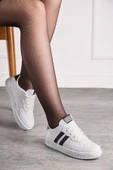 Günlük Unisex  Spor Ayakkabı Bağcıklı Dikiş Detaylı Hafif Kalın Yüksek Taban Sneaker 4005 - 2