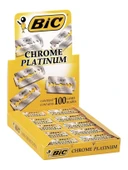 Bic Chrome Platinum Çift Taraflı Tıraş Bıçağı 100'lü Kutu - 1