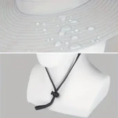 Güneş Koruyuculu Nefes Alabilen Maskeli ve Boyun Kapaklı Geniş Kenarlı Balıkçı Şapkası thumbnail 5