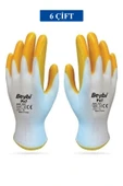 Pn7 Sarı Iş Eldiveni Polyester Örme Nitril Beybi No:10 Royaleks Group - 6 Çift thumbnail 1