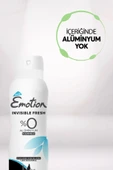 2 Adet Emotion Invisible Fresh Black & White Kadın Deodorant 150ml Vegan, Leke Bırakmaz thumbnail 5