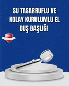 Şelale Sisi ve Masaj Özellikli Banyo Duş Başlığı thumbnail 1