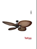 TAFLAN - KAŞKAR T52040 KAHVERENGİ LAMBALI TAVAN VANTİLATÖRÜ - 1