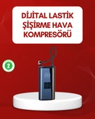 12V Uyumlu Çok İşlevli Akıllı Araç Lastik Pompası thumbnail 1