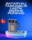 6000mAh Bataryalı LED Ekranlı Akıllı Hava Kompresörü thumbnail 1