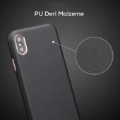 Royal Cover Apple iPhone XS Kılıf İçi Kadife Kaplı Pu Deri Kablosuz Şarj Destekli Kapak RCV/Eyzi - 2