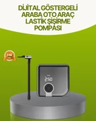 Dijital Ekranlı Taşınabilir Akıllı Araç Hava Kompresörü thumbnail 1
