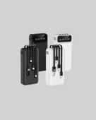 Kamp ve Seyahat İçin 20.000mAh LED Işıklı Hızlı Şarj Powerbank - 5