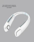 Uzun Ömürlü Bataryalı 9-18 Saat Kullanımlı Boyun Fanı thumbnail 3