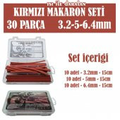 Kırmızı Makaron Seti - 1