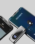 Bluetooth 5.2 Klipsli Kablosuz Kulaklık – Dijital Ekran & Titreşimli Uyarı - 3