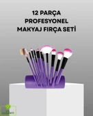 Ultra Yumuşak 12’li Makyaj Fırça Seti – Dökülme Yapmaz, Dalin Şampuan ile Temizlenebilir - 1