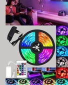 Uzaktan Kumandalı RGB Smart Şerit LED Işık Esnek ve Taşınabilir Dekorasyon thumbnail 5
