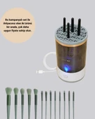 Profesyonel 13’lü Makyaj Fırçası + USB Fırça Temizleyici İkili Set thumbnail 5