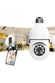 Wifi Güvenlik Kamerası 360 Derece Dönebilen Harekete Duyarlı Gece Görüşlü Ampul (Kopya) thumbnail 3