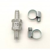 Mazot Benzin Yakıt Çekvalf 10mm ve 2 adet Hortum Kelepçesi - 1