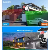 O-kam-3815 4g 6mp Dual Lens Solar Ptz Güneş Panelli Kamera - 6