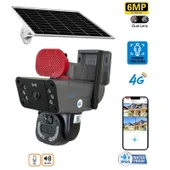 O-kam-3815 4g 6mp Dual Lens Solar Ptz Güneş Panelli Kamera - 2