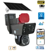 O-kam-3815 4g 6mp Dual Lens Solar Ptz Güneş Panelli Kamera - 1