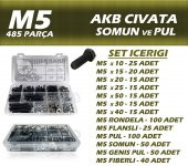 485 Parça M5 AKB Civata Seti - 1