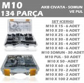 134 Parça M10 AKB Civata Seti - 1