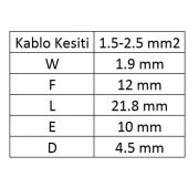 GİK-102 İğne Uçlu İzoleli Kablo Ucu 20 Adet - 4