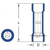 GBY256 Ek Muf İzoleli Kablo Ucu 100 Adet - 2